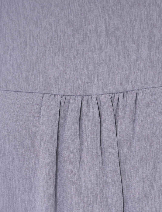 シアーバルーンスリーブワンピース