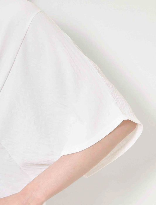 多切替ウエストギャザーブラウス