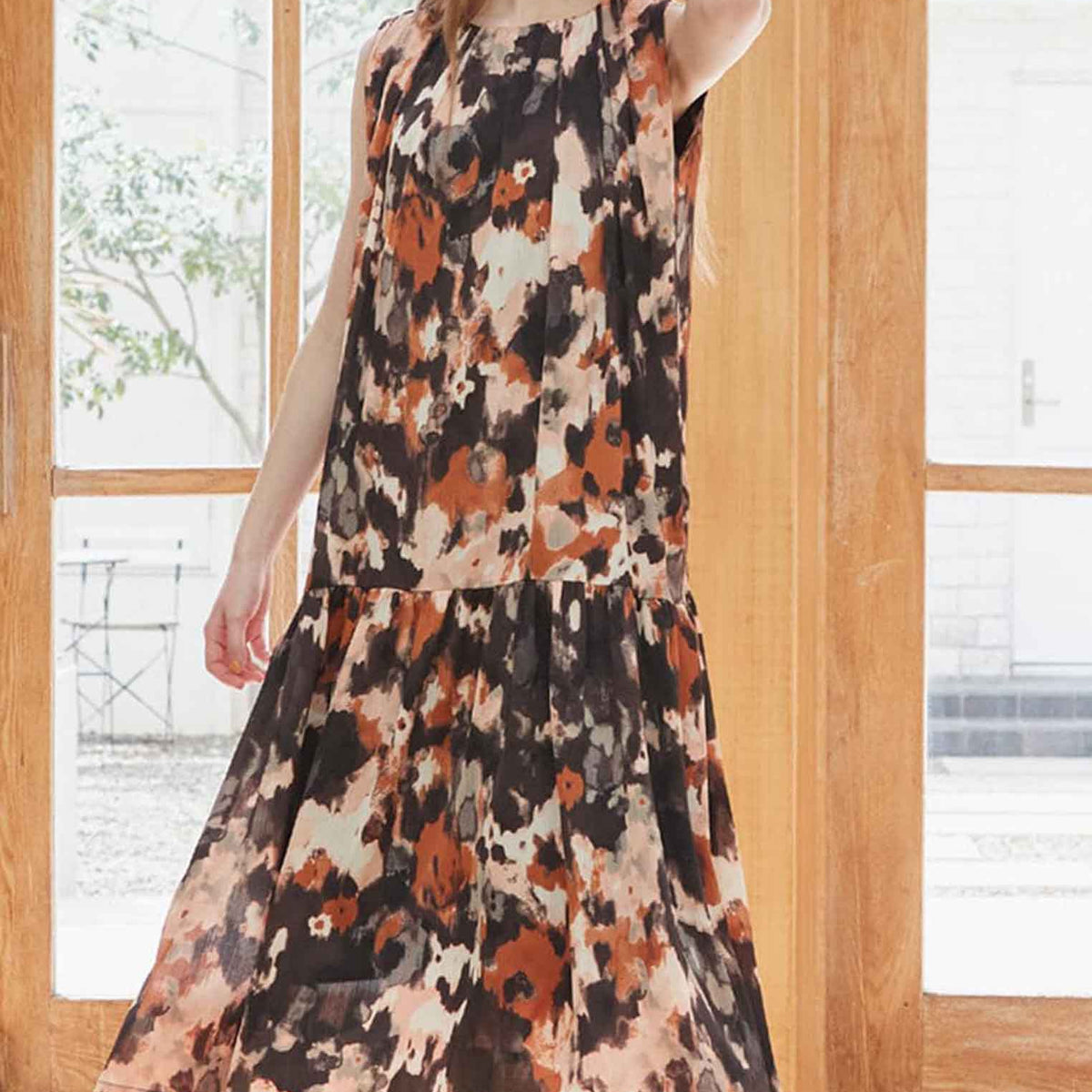 ぼかしPTギャザー切替ワンピース | Northmall（ノースモール）暮らし