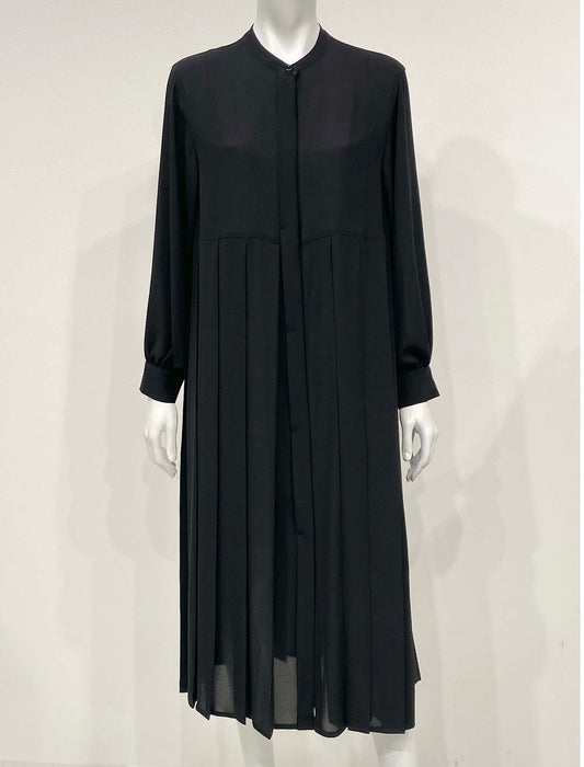 ＜SPECCHIO＞サイドプリーツバンドカラー