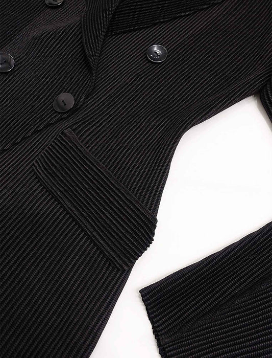 ＜SPECCHIO＞シャトルプリーツピークドジャケット　