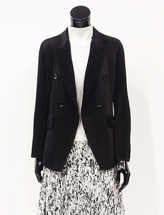 ＜SPECCHIO＞シャトルプリーツピークドジャケット　