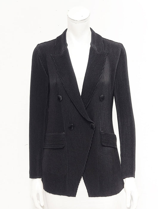 ＜SPECCHIO＞シャトルプリーツピークドジャケット　