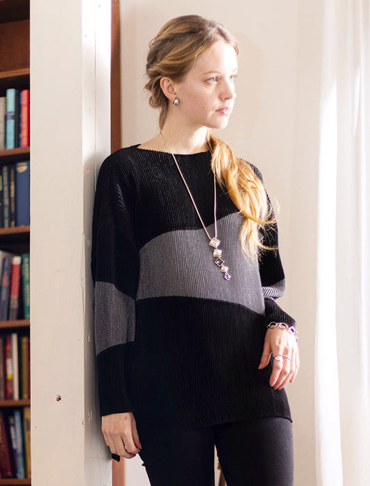 ＜SPECCHIO＞カラーブロックシャトル プルオーバー