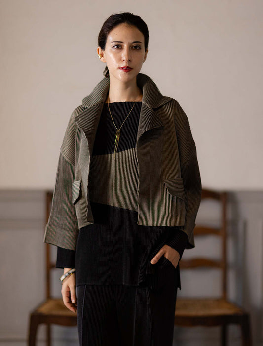 ＜SPECCHIO＞カラーブロックシャトル プルオーバー