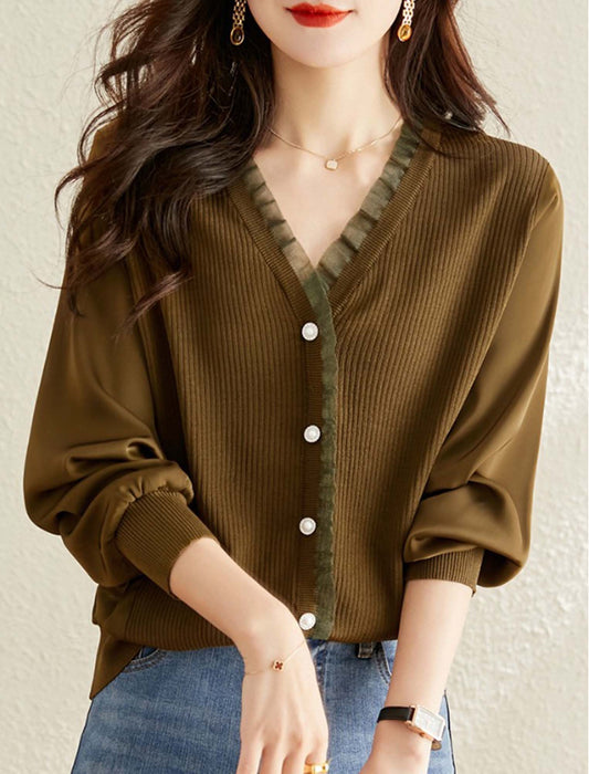 レースアクセントカーディガン | Northmall（ノースモール