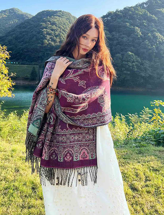 大判ストール（プラント）