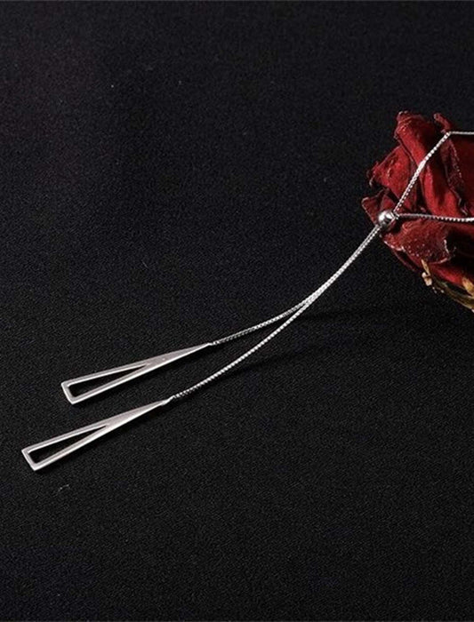 メタルロングネックレス