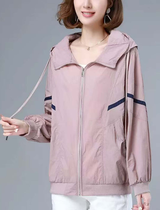 ラインポイントライトブルゾン