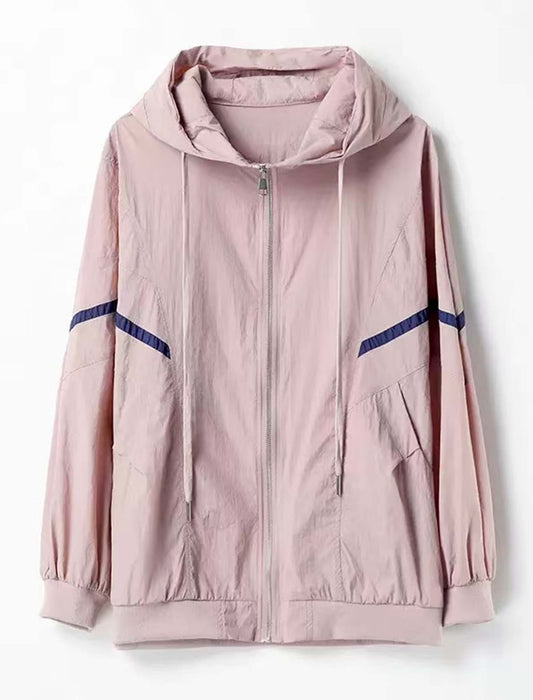 ラインポイントライトブルゾン