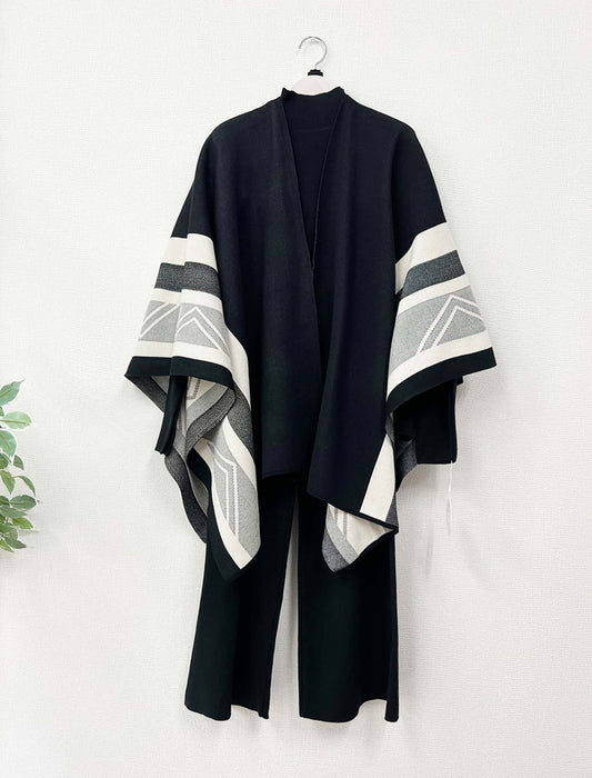 配色ラインニットセットアップ