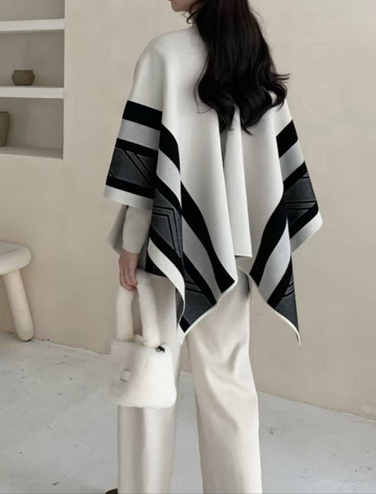 配色ラインニットセットアップ