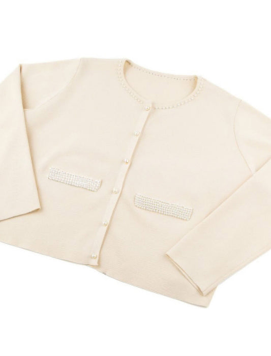 パール使いツイード調セットアップ