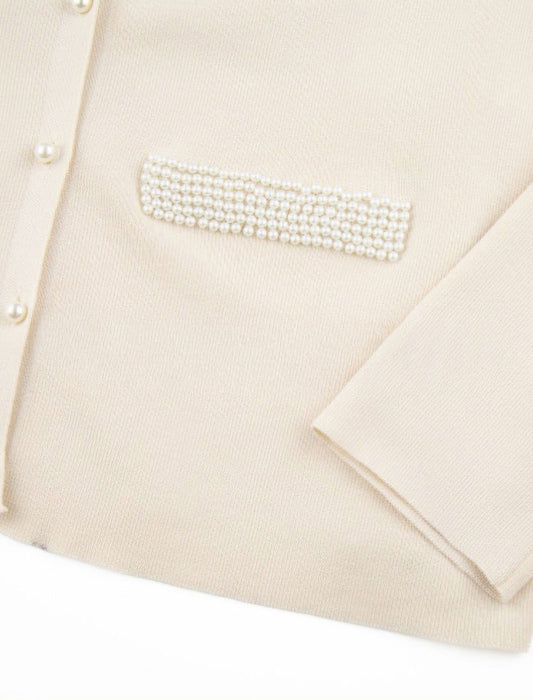 パール使いツイード調セットアップ