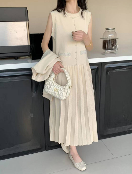 パール使いツイード調セットアップ