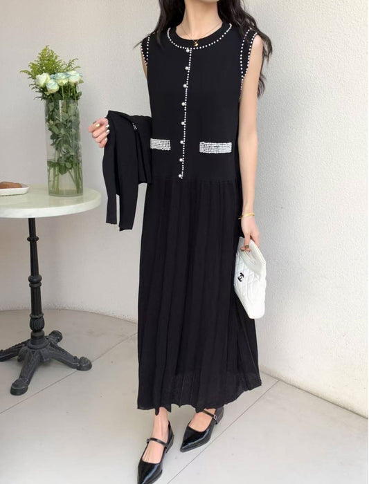 パール使いツイード調セットアップ