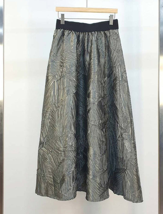 揺れ感フレアロングスカート