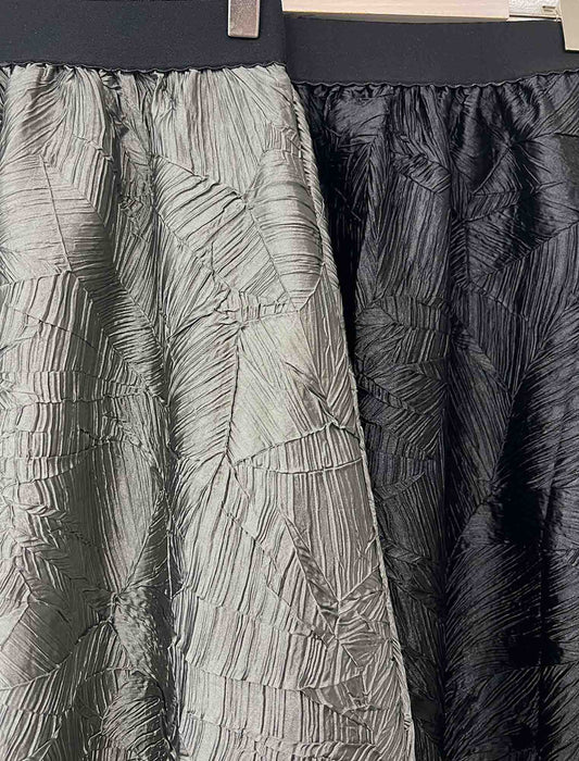 揺れ感フレアロングスカート