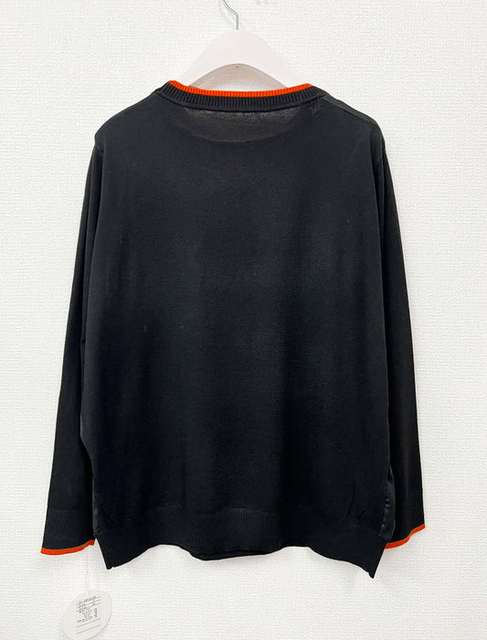 ホース＆ バタフライモチーフニット