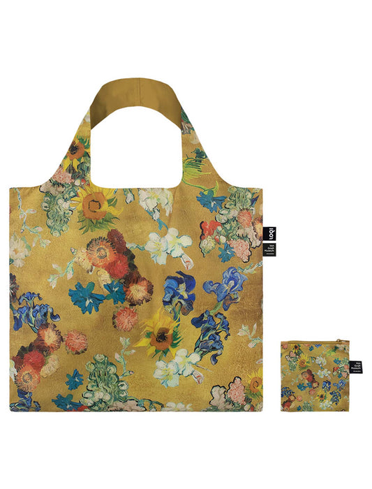 ＜LOQI＞ヴィンセント・ヴァン・ゴッホ／花束・フラワーパターン　ゴールド