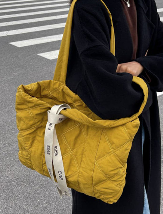 キルティング トートバッグ