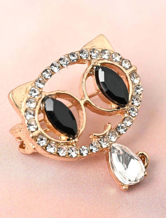 キラキラネコミニブローチ