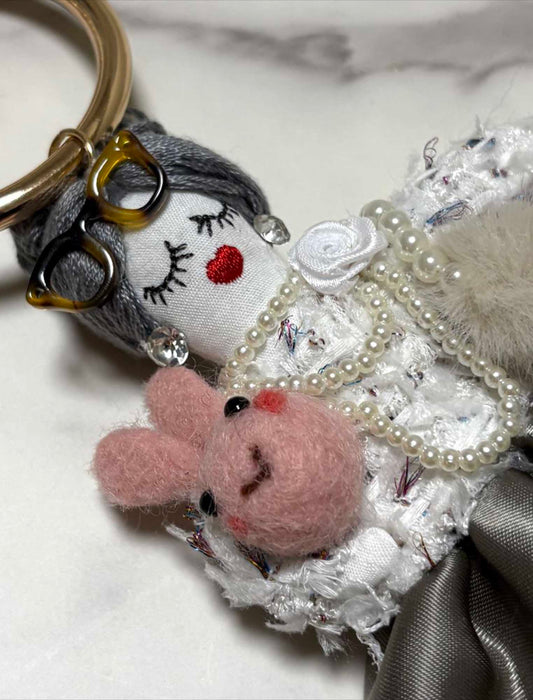 ロングパールドレープちゃんチャーム