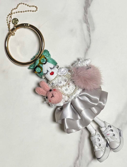 ロングパールドレープちゃんチャーム