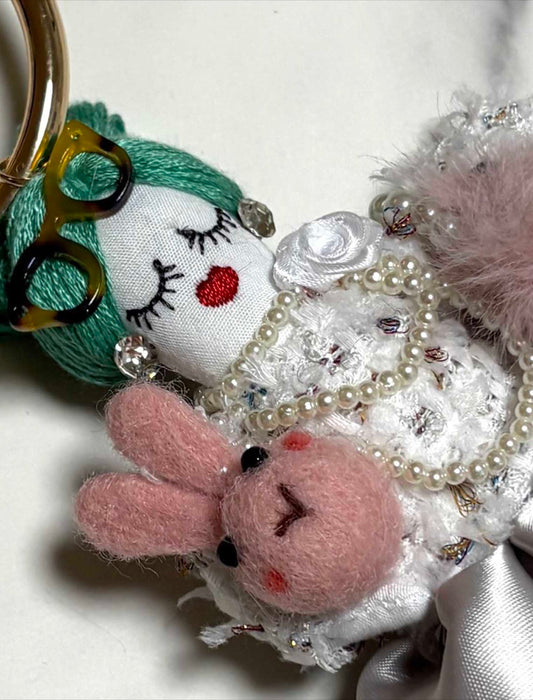 ロングパールドレープちゃんチャーム