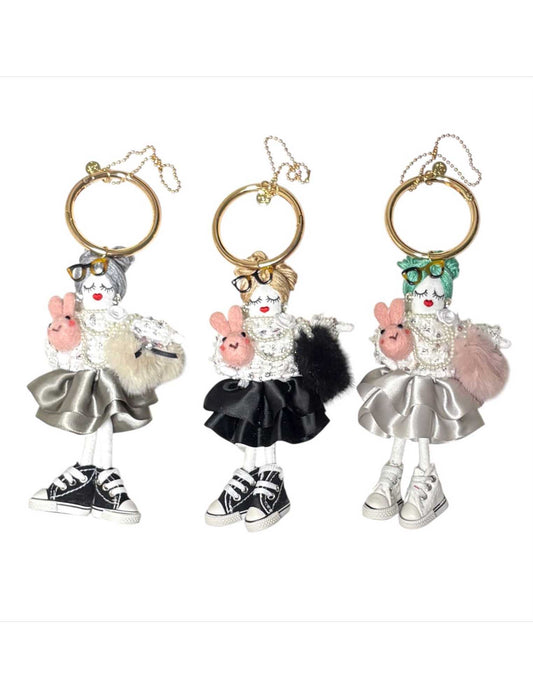 ロングパールドレープちゃんチャーム