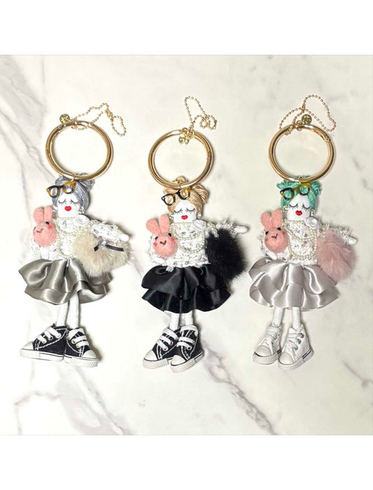 ロングパールドレープちゃんチャーム