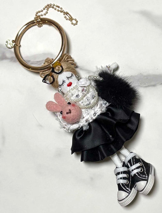 ロングパールドレープちゃんチャーム