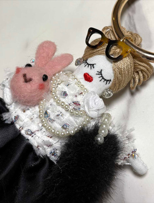 ロングパールドレープちゃんチャーム