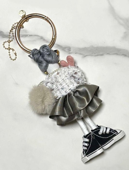 ロングパールドレープちゃんチャーム