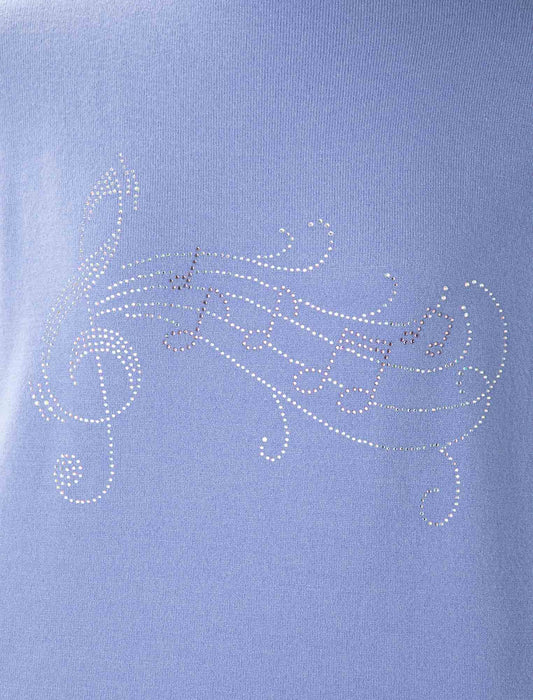 ＜Northmallオリジナル＞メロディラインストーンボトルネックニット