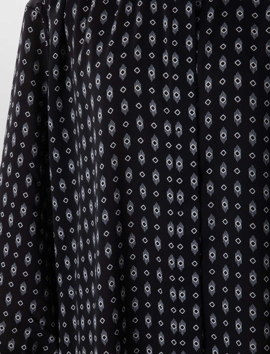 ＜Northmallオリジナル＞プリント幾何学ワンピース