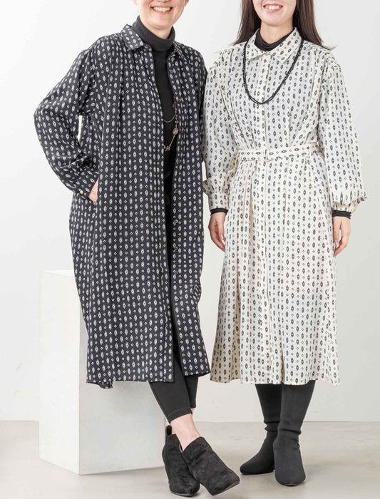 ＜Northmallオリジナル＞プリント幾何学ワンピース