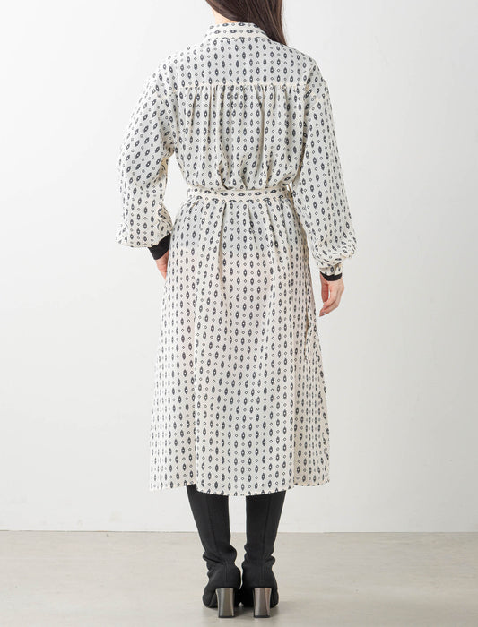 ＜Northmallオリジナル＞プリント幾何学ワンピース