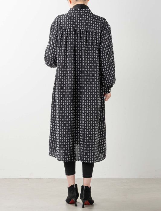 ＜Northmallオリジナル＞プリント幾何学ワンピース