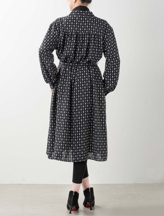 ＜Northmallオリジナル＞プリント幾何学ワンピース