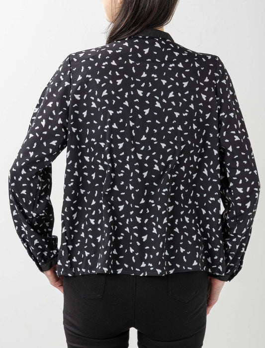 ＜Northmallオリジナル＞ハートプリントタックブラウス