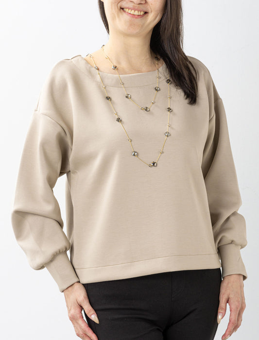 ＜Northmallオリジナル＞バックリボンテープ付ダンボールニット