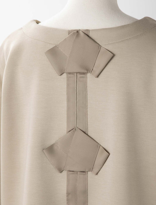 ＜Northmallオリジナル＞バックリボンテープ付ダンボールニット