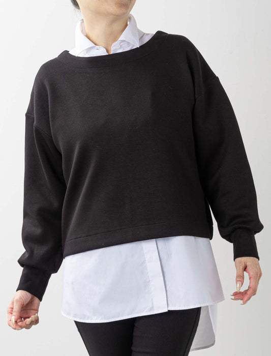 ＜Northmallオリジナル＞バックリボンテープ付ダンボールニット