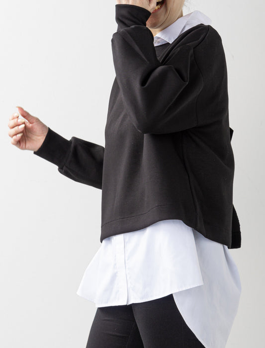 ＜Northmallオリジナル＞バックリボンテープ付ダンボールニット