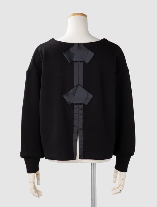 ＜Northmallオリジナル＞バックリボンテープ付ダンボールニット