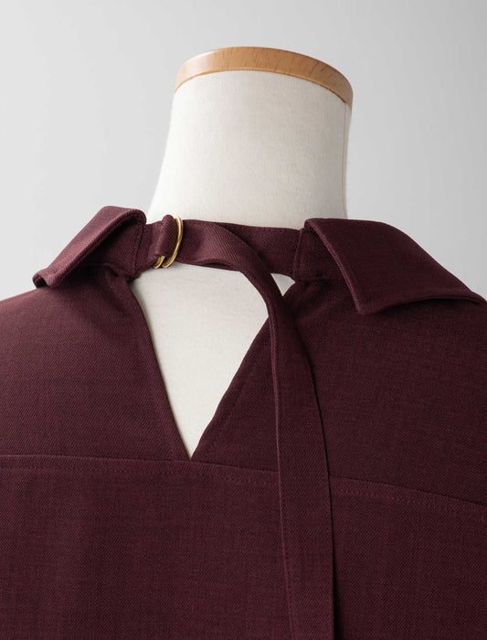 ＜Northmallオリジナル＞スキッパーカラーチュニック