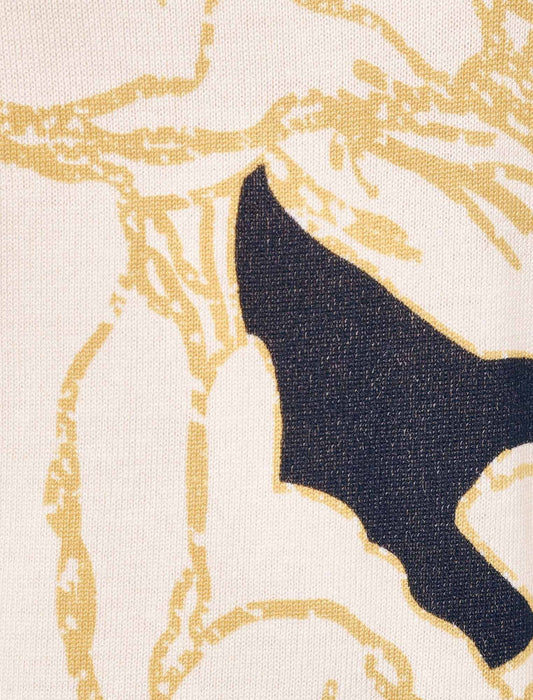 フラワーヴィンテージプリントプルオーバー