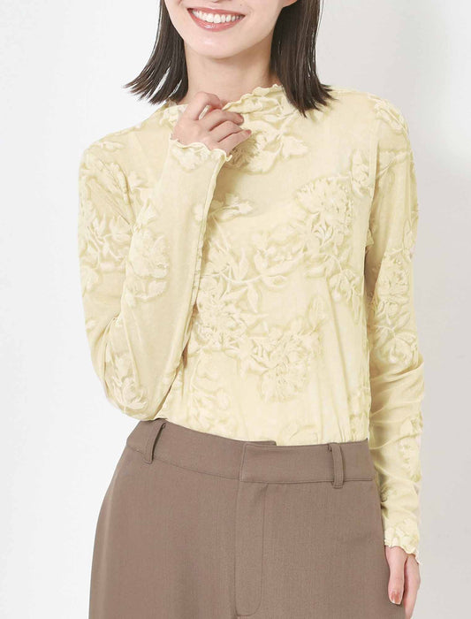 フロッキージャガードレイヤープルオーバー