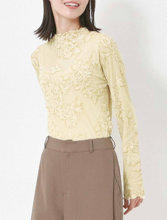 フロッキージャガードレイヤープルオーバー